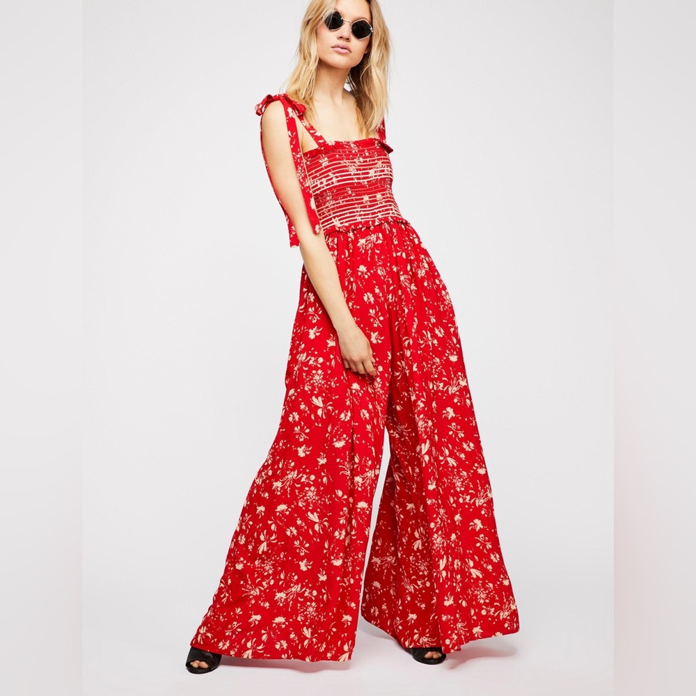 Free People My World jumpsuit New S oversized